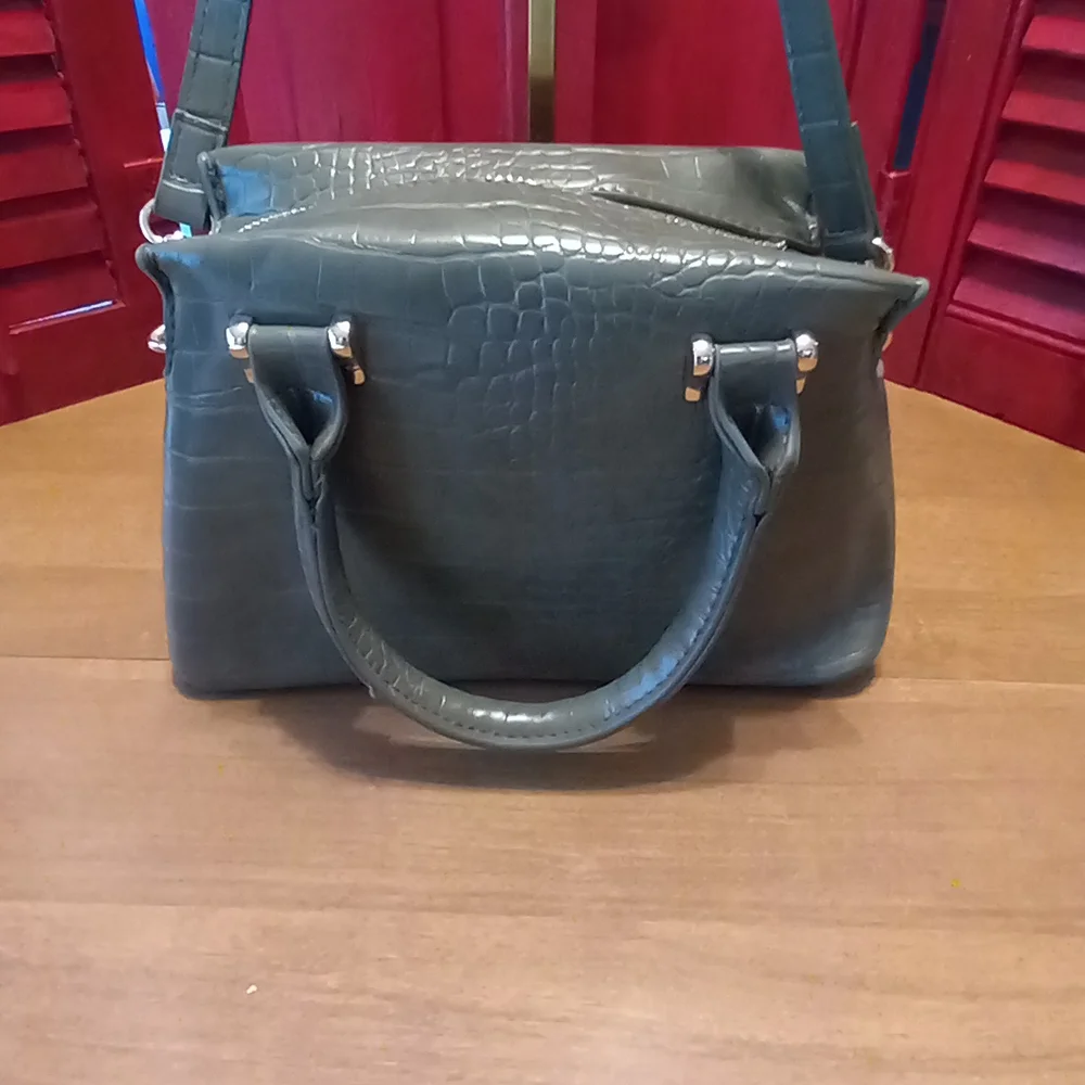 bebe croc embossed